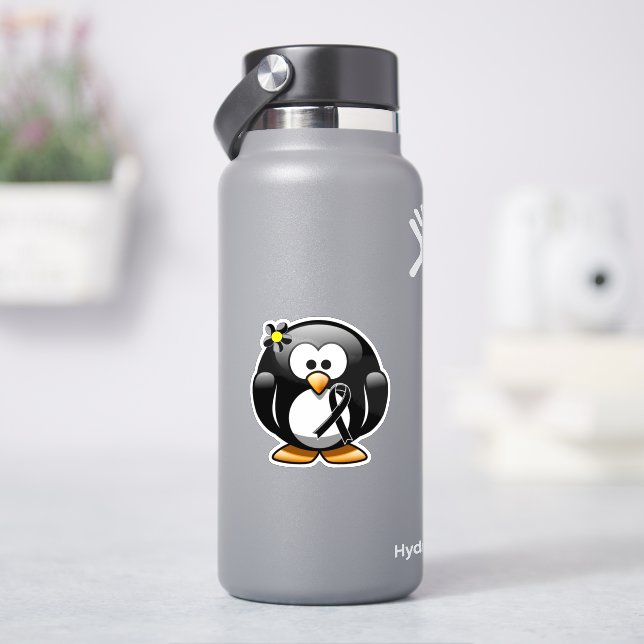 Sticker Pingouin à ruban noir (HydroFlask)