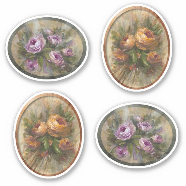 Sticker Pink 315 Roses (Devant)