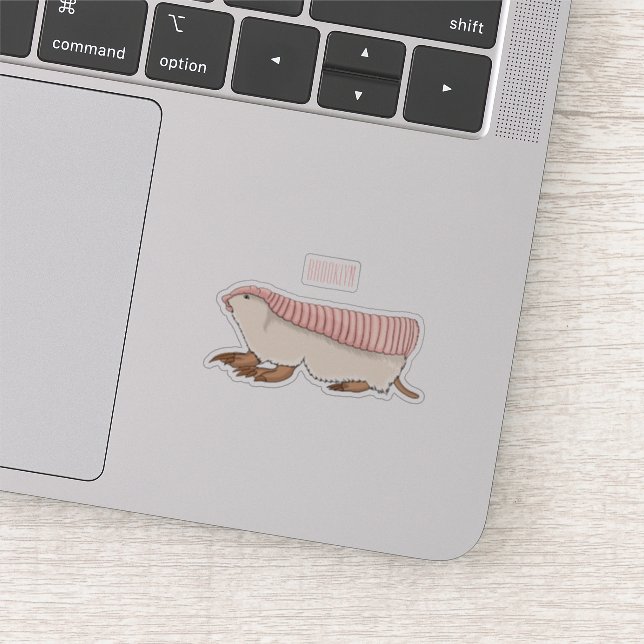 Sticker Pink fairy armadillo (Détail)