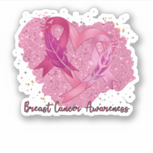 Sticker Pink Ribbon Sensibilisation au cancer du sein