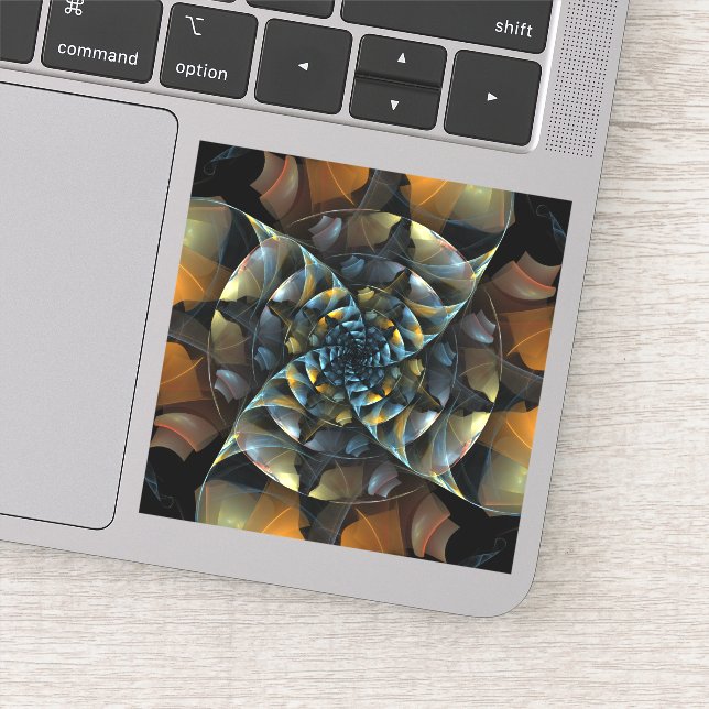 Sticker Pinwheel Art Abstrait (Détail)