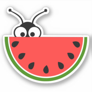 Sticker Pique-nique Ant Pékin Derrière Watermelon