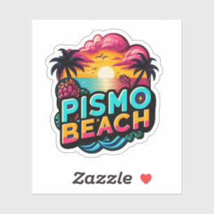 Sticker Pismo Beach, Californie États-Unis