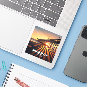 Sticker Pismo Beach Pier Californie