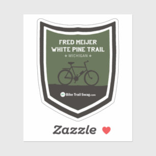 Sticker Piste blanc Fred Meijer