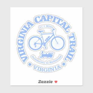 Sticker Piste cyclable Virginia Capital Trail