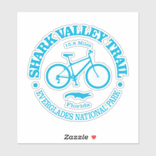 Sticker Piste de la vallée du requin (cyclisme)