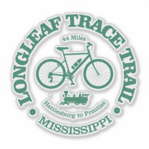 Sticker Piste de sentiers longleaf (cyclisme)
