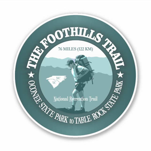 Sticker Piste Foothills (T) (Devant)