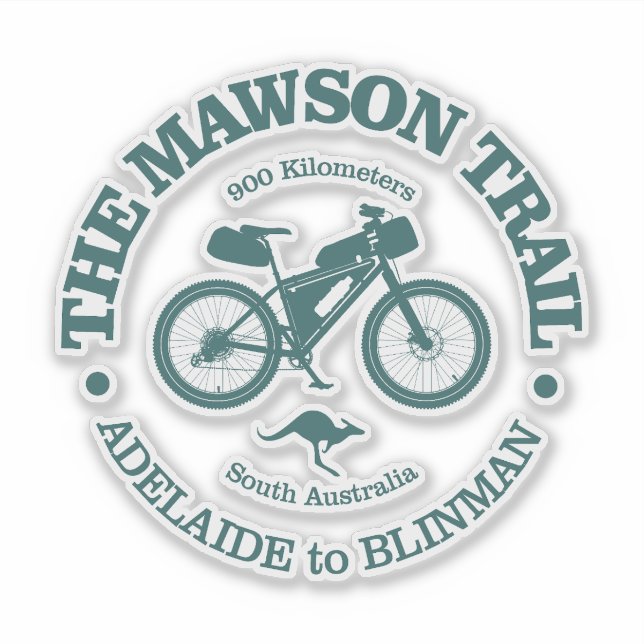 Sticker Piste Mawson (cyclisme) (Devant)