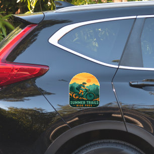 Sticker Pistes d'été Promenade gratuite - VTT Aventure