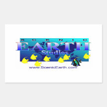 Sticker pittoresque Earth Aquatic Earth Ocean Worl