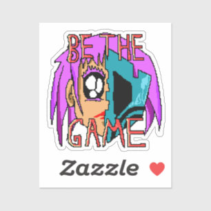 Sticker Pixel Rebel Zoe - Art de personnage 8 bits