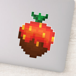 Sticker Pixel Strawberry Covered Chocolate 
