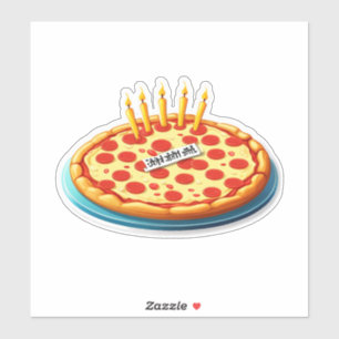 Sticker Pizza, Cake, Repeat!" (Adultes)