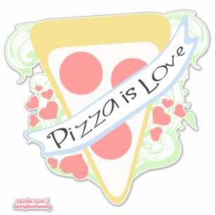 Sticker Pizza est l'amour