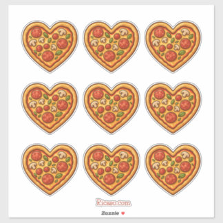 Sticker Pizza mon coeur