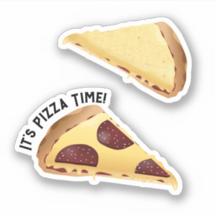 Sticker Pizza Pepperoni et pizza au fromage