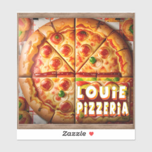 Sticker Pizza Pizzeria Design