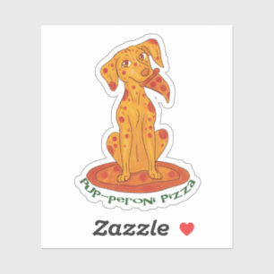 Sticker Pizza Puppy