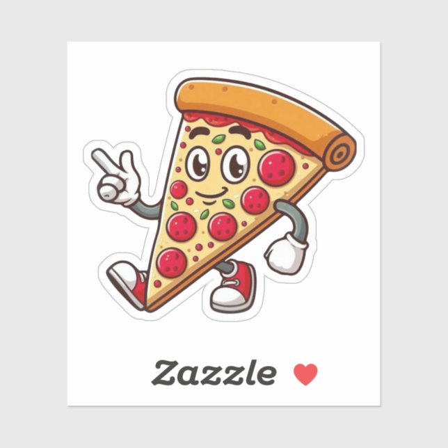 Sticker Pizza Slice (Feuille)