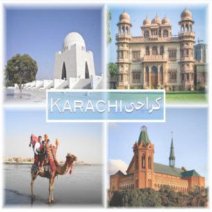 Sticker PK Karachi - Mazar e Quaid - Mohatta Palace -