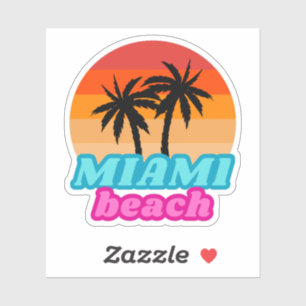 Sticker Plage de Miami