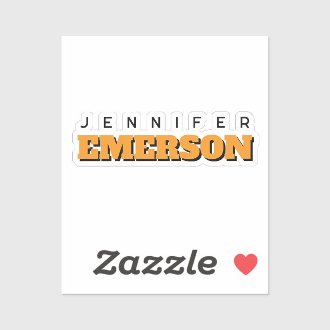 Sticker Plaine moderne minimaliste professionnelle (Feuille)