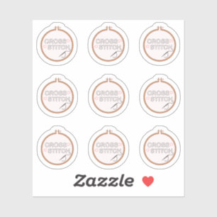 Sticker Plan de passe-temps à coudre broderie