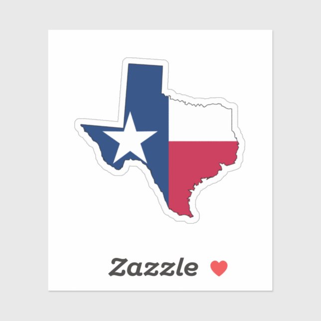 Sticker Plan texan - Plan et indicateur (Feuille)