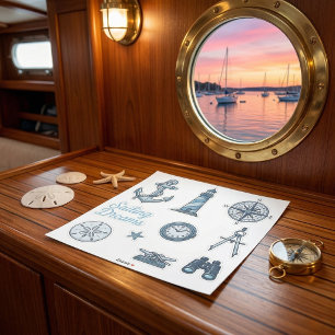 Sticker Planche d'autocollants nautiques Sailing Dreams