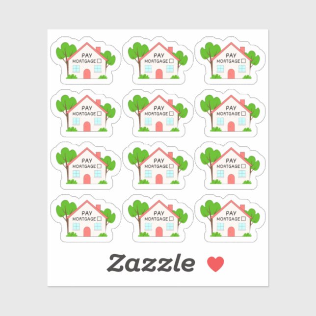 Sticker Planificateur de budget de paiement hypothécaire C (Feuille)