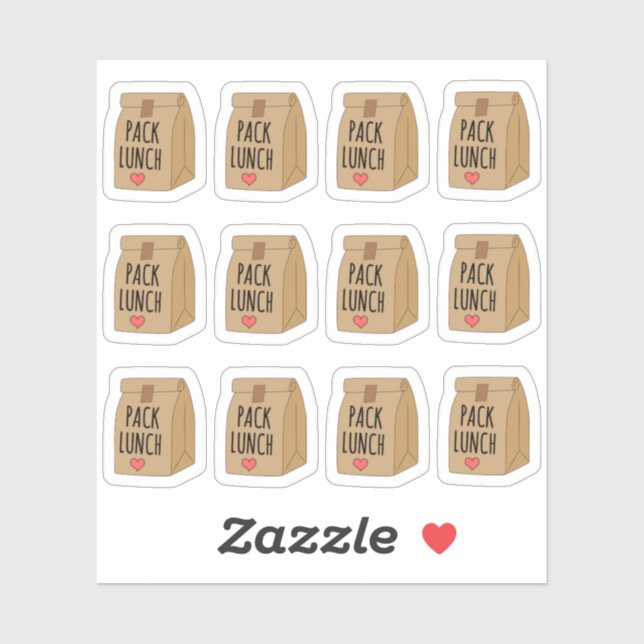 Sticker Planificateur de calendrier alimentaire pour la pr (Feuille)