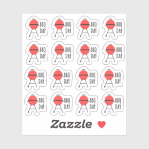 Sticker Planificateur de calendrier de jour de grillades d