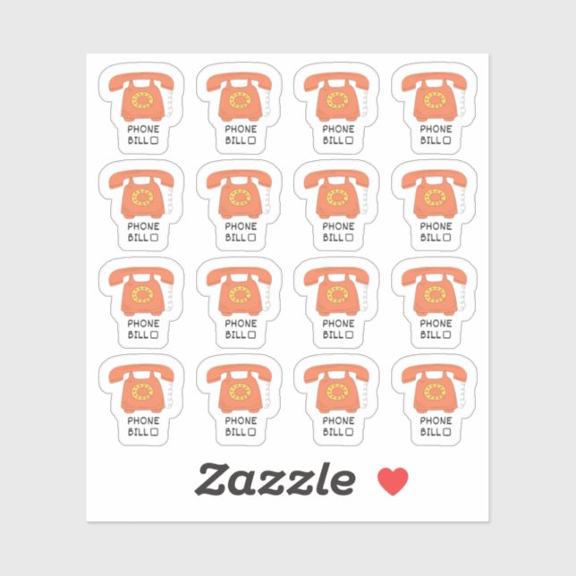 Sticker Planificateur de facturation de l'utilitaire de su (Feuille)