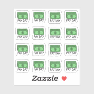 Sticker Planificateur de finances de paie