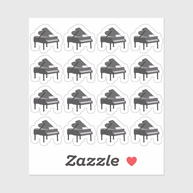 Sticker Planificateur de leçon de pratique de piano pour e (Feuille)