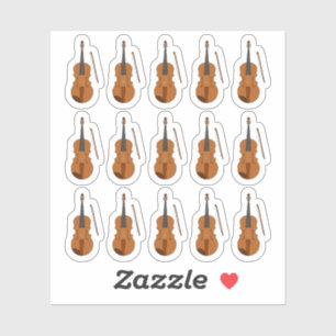 Sticker Planificateur de leçon de violon pour professeur d