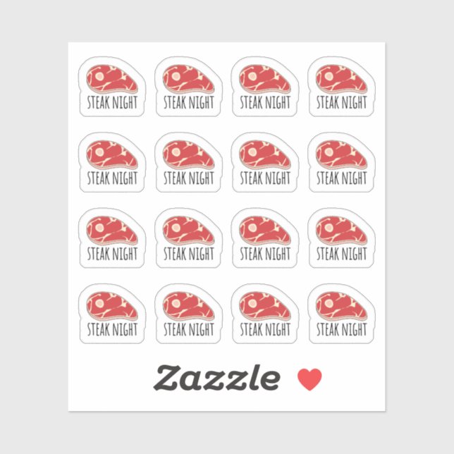 Sticker Planificateur de menu de cuisine pour dîner de ste (Feuille)