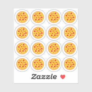 Sticker Planificateur de nuit de pizza pepperoni à emporte