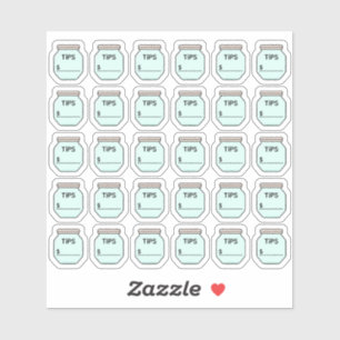 Sticker Planificateur de suivi de l'argent du pot de pourb