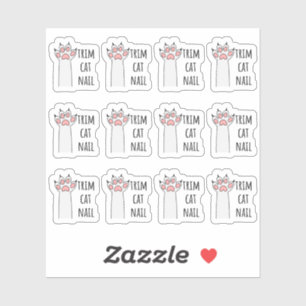 Sticker Planificateur de toilettage pour chats coupe des o