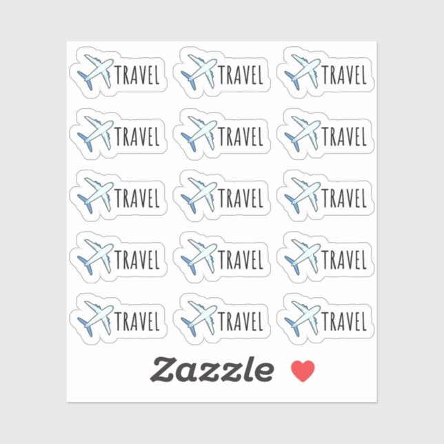 Sticker Planificateur fonctionnel de rappel de vol de voya (Feuille)
