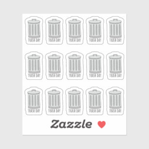 Sticker Planificateur Mini Bujo de suivi de la journée de 