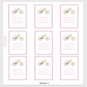 Sticker Plaque Vélo Pink Mariah Mountain