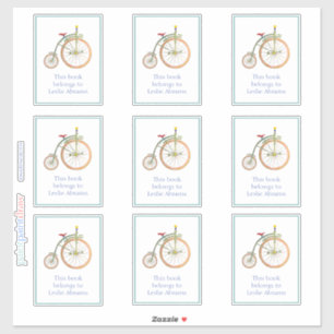 Sticker Plate-forme bleu Circus Bike