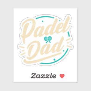 Sticker Plate-forme de Padel Dad Tennis Paddleball Padel 