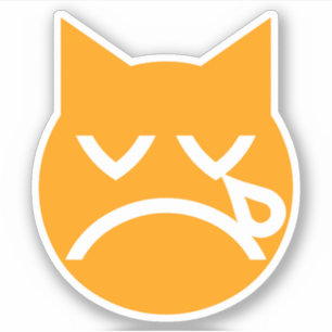 Sticker Pleurer le chat Emoji
