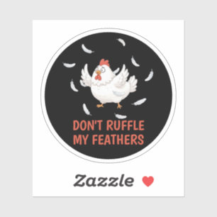Sticker Plumes de Poulet