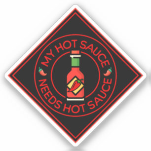 Sticker Plus de sauce chaude